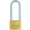 Abus 12017 - Lucchetto in ottone ad arco lungo, 80 mm, con chiave unica 6501
