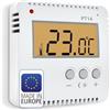 Termostato Display LCD digitale Smart Temperature Controller 5A  Riscaldamento a caldaia Termostati Digitali Comfort Chiaro Programmabile  Versione a pulsante : : Fai da te