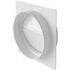 La Ventilazione PMV125B Placca per Passaggi a Muro Tubo Tondo con Valvola di Non Ritorno Aria, diametro 125 mm
