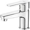 Ibergrif Rubinetto Monocomando per Lavabo da Bagno, Design Compatto e Moderno, Miscelatore a Risparmio Idrico in Ottone Cromato, Facile Installazione, Modello M11057