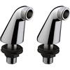 Hansgrohe HG pillar unions bathset rim mount. chr.
