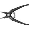 Hazet 1845C-19 Pinza Per Anelli Di Sicurezza, Argento, Lunghezza 180 mm