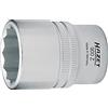 Hazet 900Az-1 Inserto Chiave a Bussola Doppio Esagono, Argento, Attacco Quadro, Cavo, 12.5 mm 1/2 di Pollice