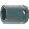 Hazet 900S-30 Inserto Chiave a Bussola per Avvitatori ad Impulso Esagonale, Nero, Attacco Quadro, Cavo, 12.5 mm 1/2 di Pollice