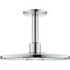 Grohe 26477000 Soffione Rainshower Cosmopolitan 310 a 2 Getti con Braccio a Soffione, Cromo, Tondo, 142 mm