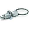 Ganter Normelemente Ganter Norm elementi GN 717 - 8-AK M12 Acciaio inossidabile bullone di Resto, argento, GN 717-8-M12-AK-ST