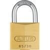ABUS Lucchetto in Ottone 65/30 - Set da 4, Chiusura Uguale - Corpo in Ottone Massiccio - Arco in Acciaio Temprato - Livello di Sicurezza ABUS 4