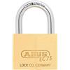 ABUS Lucchetto EC75/50 con chiave reversibile in ottone, larghezza corpo serratura 50 mm.