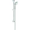 GROHE Vitalio Comfort 100 Set Saliscendi Doccia (1 getto, asta 600 mm, flessibile 1,75 m, installazione veloce), Cromo, 26196000