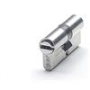 Yale, YL63060HN, cilindro di sicurezza, YL6, a camma lunga, chiave, nichelato, 30 x 60 mm