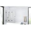 MARWELL BWF311 Gallery - Parete per vasca da bagno, colore: nero opaco