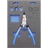 BGS 8831-1 | Pinza per anelli seeger | per seeger esterni e interni | punte intercambiabili | 180 mm