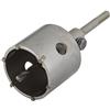 wolfcraft Sega a tazza con placchette in metallo duro con mandrino SDS-Plus I 8914000 I Per l'installazione di prese elettriche nel calcestruzzo, nei muri e nella pietra; profondità di taglio 46 mm