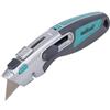 wolfcraft Cutter di sicurezza professionale a doppia funzione con lama trapezoidale I 4106000 I Per il taglio sicuro di materiali duri