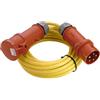 as - Schwabe 60711 - Cavo di prolunga CEE da esterni, 400V / 16A, 10 m, K35 AT-N07V3V3-F, 5G1,5, IP44, colore: Giallo