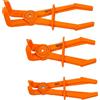 BGS 8764 | Serie di pinze stringitubo | ad angolo 90° | 155-220 mm | 3 pz.