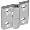 Ganter Normelemente Ganter Norma Elementi cerniere, 1 pezzo, anodizzato, naturale, GN 237 al- - 60 A - El