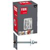 TOX Tappo inclinabile Spagat Pro M8 mm, 10 pezzi, 023100171, argento