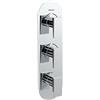 Bristan sai SHC3DIV C Sail doppio controllo, valvola da incasso con due presa di arresto e deviatore, cromato