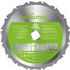 Evolution Power Tools Evolution Lama Multimateriale per Tagliare Legno, Metallo e Plastica, Argento, 165 mm