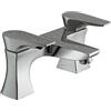 Bristan Mhou BF GG Glisten Metallic clessidra per vasca da bagno, cromo/grafite