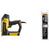 Stanley Fmht6-75934 Graffatrice Chiodatrice Elettrica 5 in 11, Nero/Giallo & 1-Swkbn100T Confezione 1000 Chiodini Tipo J-Lunghezza 25 Mm