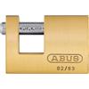 ABUS Lucchetto in ottone 82/63 - Lucchetto monoblocco per griglie a rullo, distributori automatici, contenitori e molto altro. - Bullone di bloccaggio in acciaio temprato - Livello di sicurezza 6