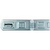 ABUS ABUS Security Level 4 01454 - Lucchetto a doppio snodo per porte e soluzioni angolari, colore: Argento