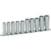 Hazet 880Lg/10H Serie di Chiavi a Bussola Esagonali, Argento, Attacco Quadro, Cavo, 10 mm 3/8 di Pollice