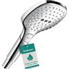 hansgrohe Raindance Select E Doccetta 120 3 getti EcoSmart 9 l/min, cromo, 26521000