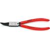 KNIPEX Pinza per anelli di sicurezza per anelli di sicurezza interni a fori angolazione a 45° rivestiti in resina, 44 31 J22