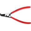 KNIPEX Pinza per anelli di sicurezza per anelli di sicurezza esterni su alberi in confezione Self-service rivestiti in, 46 21 A21 SB