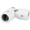 Schellenberg 11109 Giunto cardanico per manovella per tapparelle, esagonali 10 mm e per aste tonde con diametro 13 mm, bianco, 10-13 mm