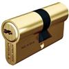 TESA ASSA ABLOY T6553040L Cilindro europeo T60, 30 x 40 mm, finitura ottone, per serrature a profilo europeo per porte residenziali e commerciali, installazione semplice dall'esterno con una sola vite