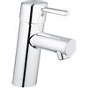Grohe 3224010E Concetto New Miscelatore Monocomando per Lavabo senza Astina a Saltarello, Taglia S, Cromo
