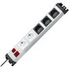 Kopp 227220014 - Ciabatta elettrica a 2+3 ingressi e 2 interruttori