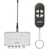 ZAMEL ETERO, Commutatore radiocomandato, con telecomando, 4 canali, RWS-211C/N