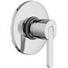 Paini - Gaia 690 Rubinetto Miscelatore Bagno Monocomando per Doccia da Incasso, finiture Cromate e brillanti, Design accattivante, interamente prodotto e lavorato in Italia