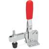Ganter Normelemente Ganter Norm elementi GN 810 - 230 C - vertikalspanner con bilancia vera Fuss, 1 pezzi, zincato passivato, Blu