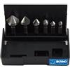 Krino 19020214 - Set Svasatori HSS con Attacco Esagonale - 6 Pezzi