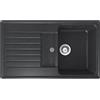 Schock Modena D100, Lavello ad incasso soprapiano, colore Nero MDAD100AMAG