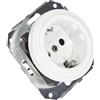 Fontini 31 - 212 - 17 - 2 - Base presa presa Terra laterale 16 A porcellana bianco Pack