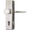 Abus 316982 HLS214 F9 Guarnizione di protezione porta, Acciaio inossidabile