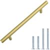 Amazon Basics Maniglia per mobile, 18,75 cm di lunghezza (distanza foro dal centro: 12,7 cm), champagne dorato, AB1504-GC-25