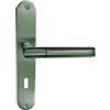 Alpertec 28015900 Maniglia per Porta in Acciaio Inox Bicolore - LS per Porte d'ingresso PZ, für Wohnungseingangstüren beidseitig Drücker