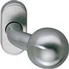 Marchesi Marc HESI Acciaio Inossidabile Della Maniglia della porta su rosetta ovale | manopola | Pomello | 1 pezzi | Niro | inox