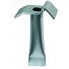Alberts 654061 Staffa di riscontro, per cancelli con griglia ondulata, forata, zincata a caldo