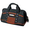 WORX WA0076 - Cassetta degli attrezzi in semplice nero con doppia maniglia, per riporre comodamente la borsa degli attrezzi senza attrezzi