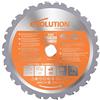Evolution Power Tools Lama TCT multimateriale R185TCT-20CS (Rage) per tagliare legno, metallo e plastica, 185 mm