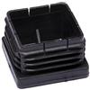 Brinox b75685 N - Innesto Interno Quadrato, 40 x 40 mm, colore: nero